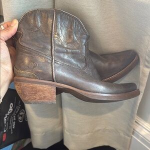 Brown Leather Western Boots